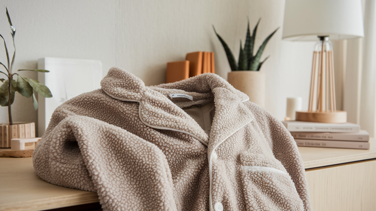 como escolher pijama de fleece — detalhe que explica a escolha