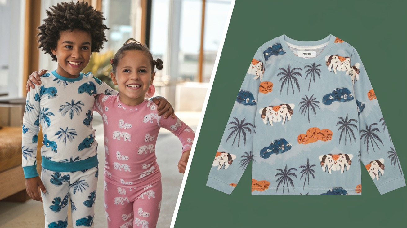 como escolher pijama de fleece — comparação visual das opções